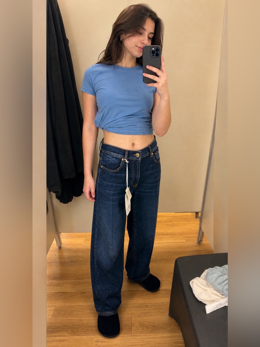 ❤️🔥FIRM PRICE❤️🔥 Authentic Love Moschino Straight Leg blue jeans